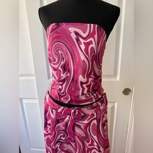Wayf Pink Swirl matching set